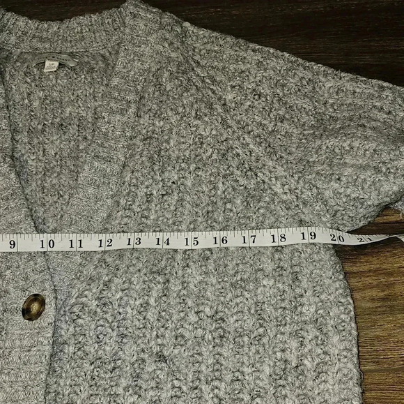 Lucky Brand Women's Cardigan Gray Size S/P Wool Blend - Picture 10 of 11